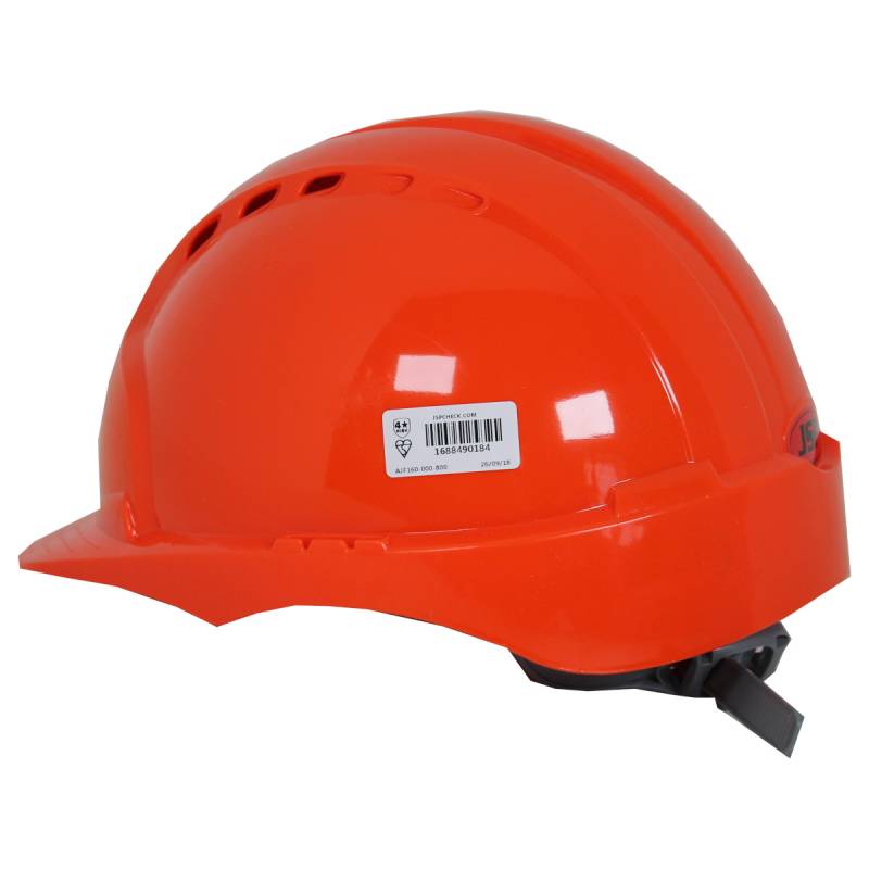 10 Stück JSP AJF160 EVO3 Schutzhelm Gleitverschluss belüftet Orange von JSP