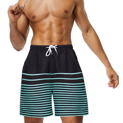 JSTHHTT Badehose Herren Badeshorts Schnelltrocknend Schwimmhose Bademode Schwimmhosen Strandhose Sporthose MäNner Trainingsshorts Mit Tunnelzug Netzfutter Taschen Und Verstellbarem JSTHHTT Badehose Herren Badeshorts Schnelltrocknend Schwimmhose Bademode Schwimmhosen Strandhose Sporthose MäNner Trainingsshorts Mit Tunnelzug Netzfutter Taschen Und Verstellbarem von JSTHHTT