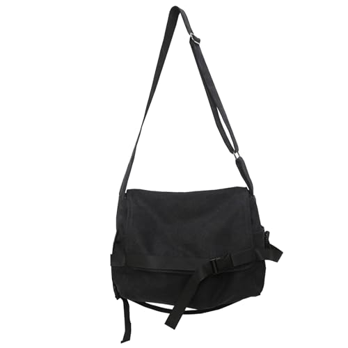 JSTHHTT Herren Umhängetaschen Aktentasche Laptoptasche Wasserdichte Canvas Groß Arbeitstasche Messenger Bag Männer Vintage, Schultertasche Kuriertasche Herrentasche Collegetasche Uni Studenten von JSTHHTT