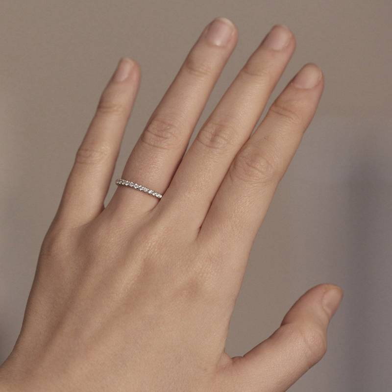 Diamant Eternity Band , Ring, Ehering, Verlobungsring, Verlobungsring von JSVConcepts