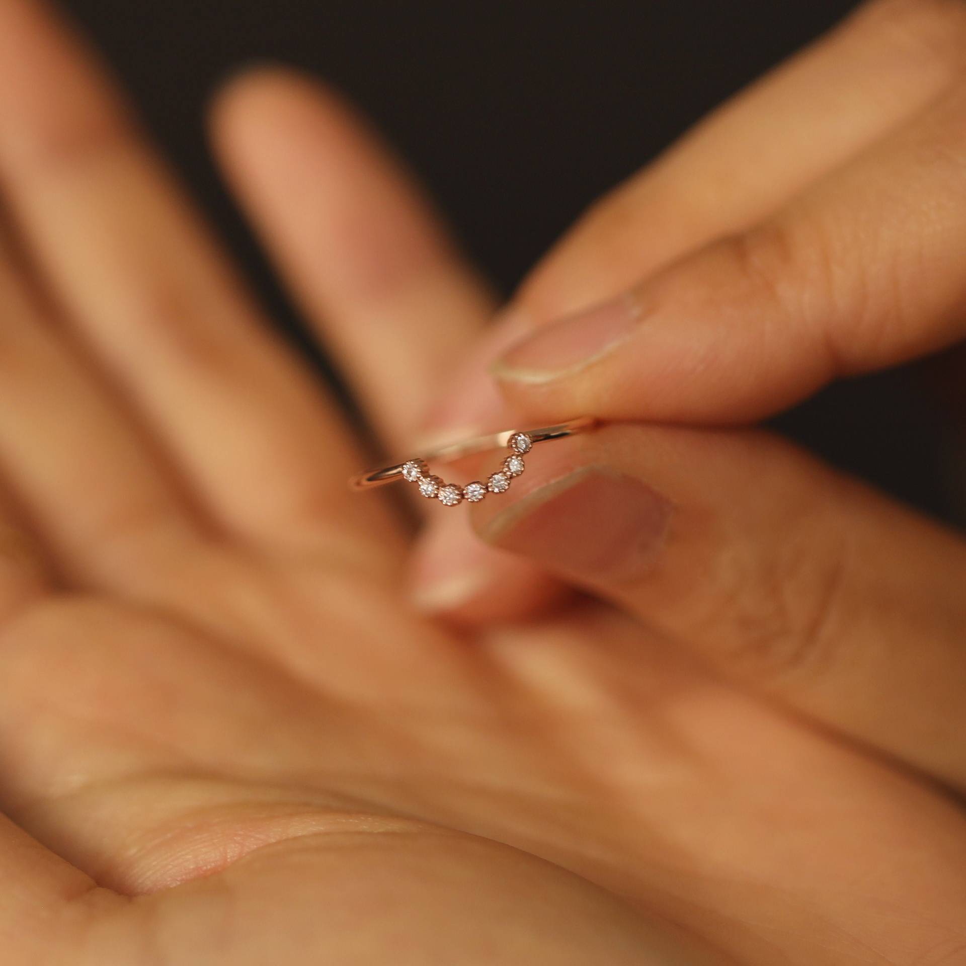 Diamant-Ring-Enhancer/Diamant-Hochzeits-Verlobungsring Diamant-Schutzring Stapelbarer Ring Schichtring Jubiläumsgeschenk von JSVConcepts