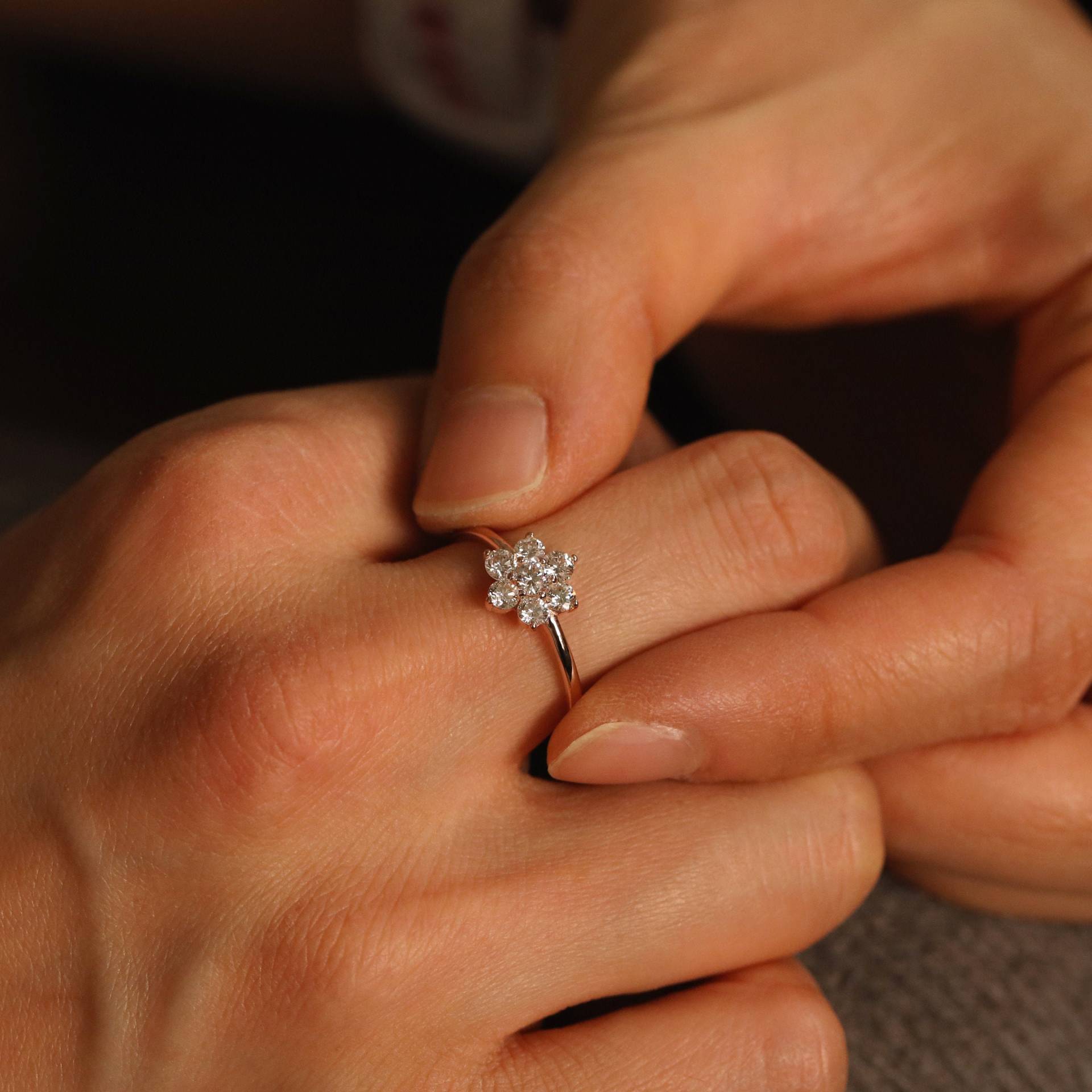 Verlobungsring, Diamant Ehering , Ring Naturdiamant Ehering, Diamant-Verlobungsring, Diamant-Verlobungsring von JSVConcepts