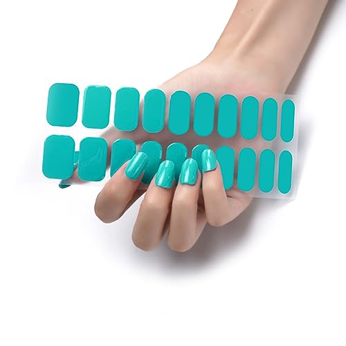 20 Stück Selbstklebende Wraps Gel Nagellack Streifen Komplette Wraps Polnische Aufkleber Gel Streifen Gel Aufkleber von JSZDFSV