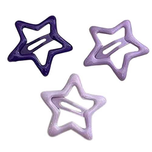 Haarspangen in Sternform, aus Metall, Sternform, für Teenager, 3 Stück Haarspangen in Sternform, aus Metall, Sternform, für Teenager, 3 Stück von JSZDFSV