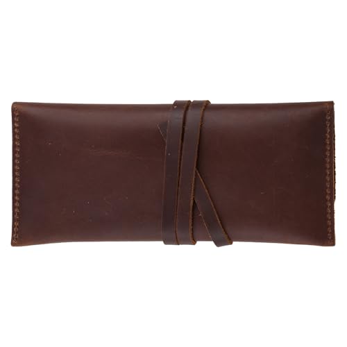JSZDFSV Handgefertigtes Leder-Federmäppchen im Retro-/Vintage-Stil, für Büro, Schule, Schreibwaren JSZDFSV Handgefertigtes Leder-Federmäppchen im Retro-/Vintage-Stil, für Büro, Schule, Schreibwaren von JSZDFSV