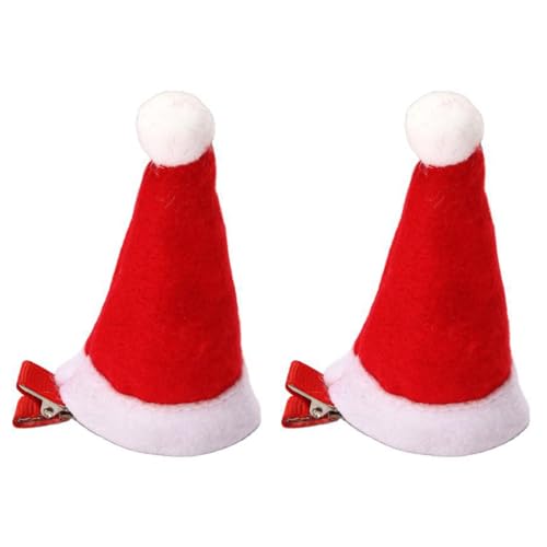 JSZDFSV Weihnachts-Haarschmuck, Weihnachtsmannmütze, Haarspangen-Set, Urlaubsparty-Requisiten, Seitenclip, Festival, dekorative Haarspangen JSZDFSV Weihnachts-Haarschmuck, Weihnachtsmannmütze, Haarspangen-Set, Urlaubsparty-Requisiten, Seitenclip, Festival, dekorative Haarspangen von JSZDFSV