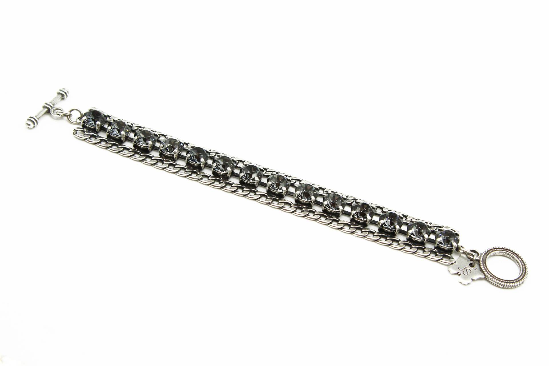 Swarovski Kristall Statement Panzerketten Armband von JSjewelryBoutique