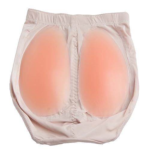 JTBDWOSK Damen Butt Lifter Taille Enhancer Shapewear,Silikon Po Einlagen Für Push Up Unterhosen Hip Enhancer Kolbenheber Gepolsterte Taille Control,Flesh,M von JTBDWOSK