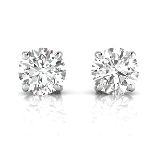 JTC LTD F/SI Ohrstecker für Damen, natürlicher Rundschliff, 4 Krallen, Diamant, 1.00 Carat, Weißgold, Diamant JTC LTD F/SI Ohrstecker für Damen, natürlicher Rundschliff, 4 Krallen, Diamant, 1.00 Carat, Weißgold, Diamant von JTC LTD