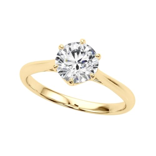 JTC LTD IGI Certified D/VS Round Cut Laborgewachsener Diamant Versteckter Halo Verlobungsring | 18K Gelbgold Ring | 0.75KtGröße 54 JTC LTD IGI Certified D/VS Round Cut Laborgewachsener Diamant Versteckter Halo Verlobungsring | 18K Gelbgold Ring | 0.75KtGröße 54 von JTC LTD