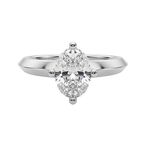 JTC LTD IGI Zertifizierter Ovaler Lab-Gewachsener Diamant Solitär Verlobungsring für Frauen | 18K Weißgold/Ring | 0.75Kt Größe 57 JTC LTD IGI Zertifizierter Ovaler Lab-Gewachsener Diamant Solitär Verlobungsring für Frauen | 18K Weißgold/Ring | 0.75Kt Größe 57 von JTC LTD