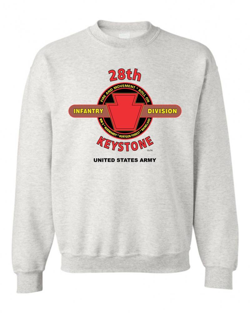 28. Infanterie Division "Trapez" Battle & Kampagne Sweatshirt von JTKAMERICANAINC