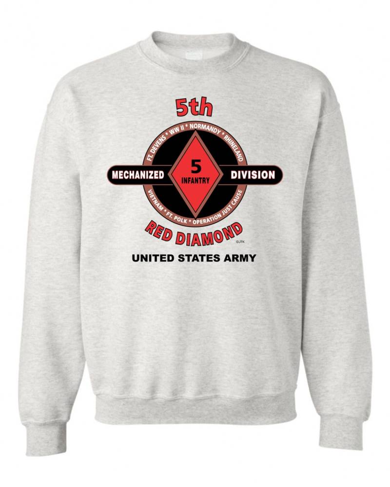 5. Infanterie Division "Roter Diamant" Battle & Kampagne Sweatshirt von JTKAMERICANAINC
