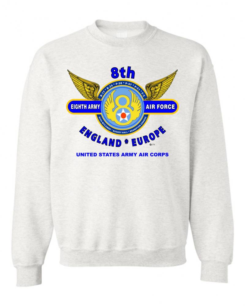 8. Armee Luftwaffe U.s. Army Air Corps Ww Ii Kampf & Kampagne Sweatshirt von JTKAMERICANAINC