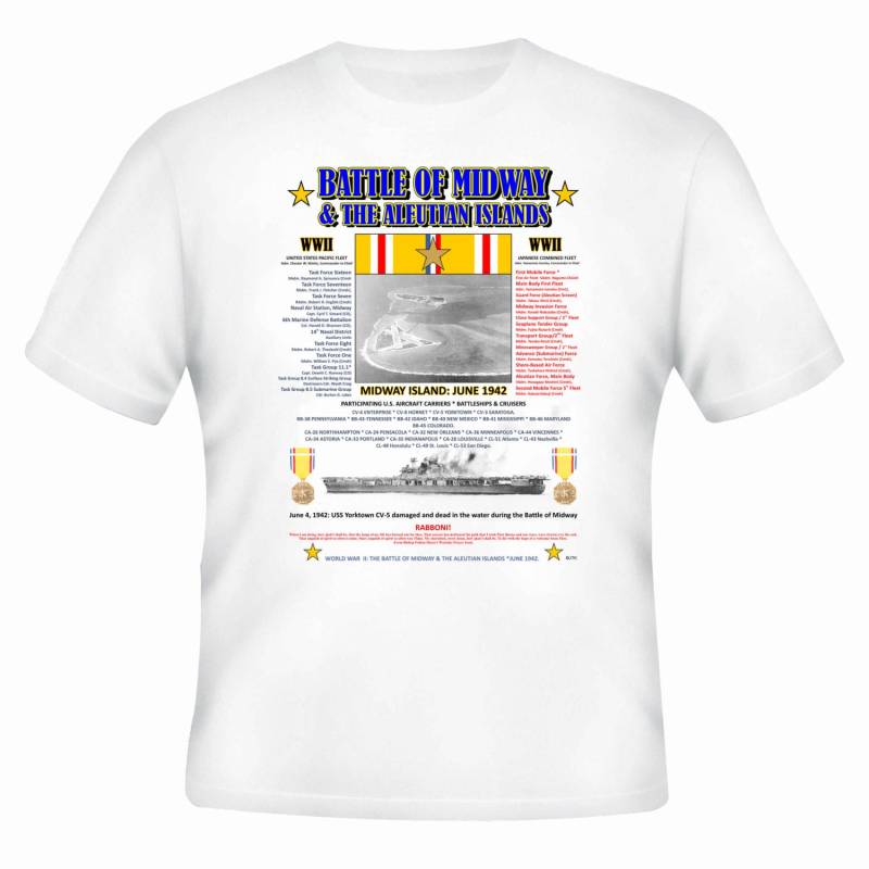 Kampf in Der Mitte Und Die Aleuten Ww Ii Kampagne Shirt von JTKAMERICANAINC