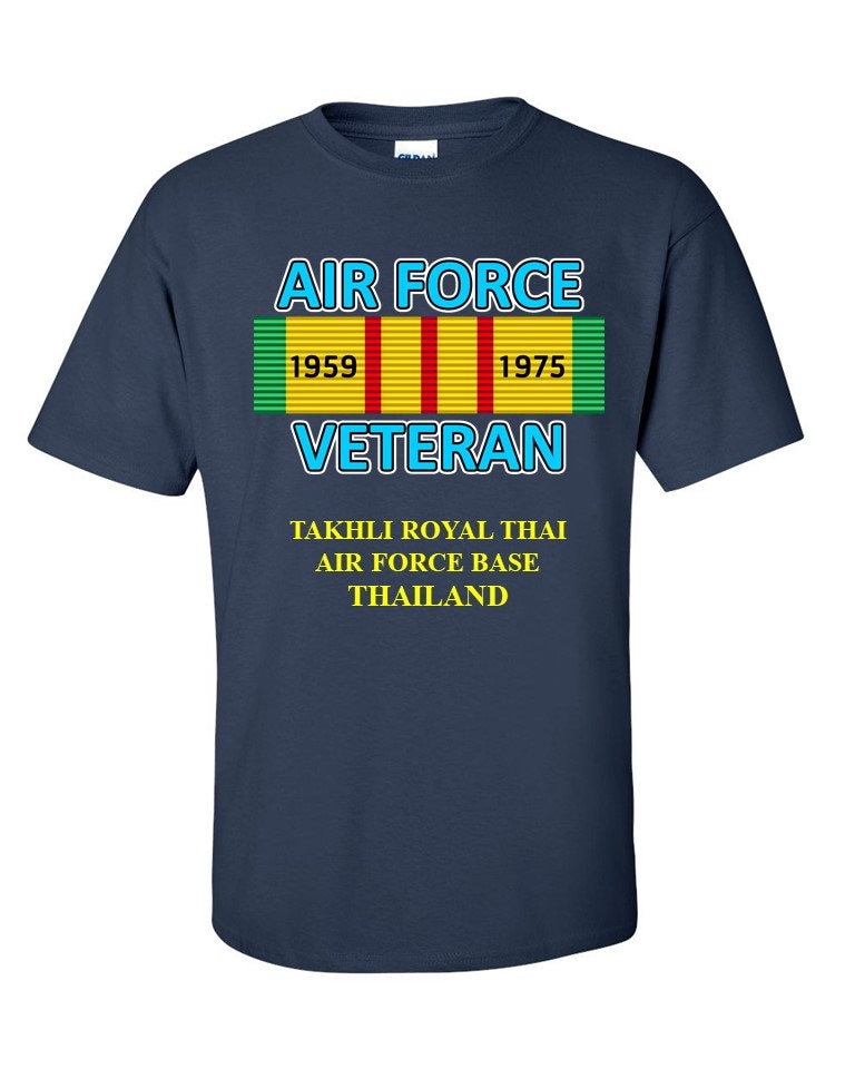 Takhli Royal Thai Luftwaffenbasis Thailand " Vietnam Veteran Band Vinyl/Siebdruck Shirt Oder Sweatshirts von JTKAMERICANAINC