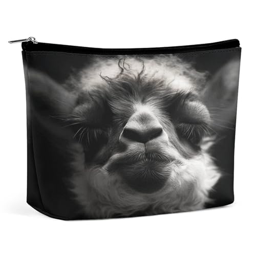 JTKBNVM A Little Camel Make-up-Tasche für Damen, wasserdichte Kosmetiktasche, tragbare Reise-Kulturbeutel, Aufbewahrungstasche, große Make-up-Tasche, Hand-Make-up-Tasche für Arbeit, Stil, von JTKBNVM