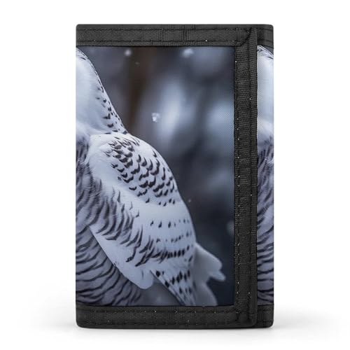JTKBNVM Arctic Owl Trifold Wallet Trifold Wallets for Men Women Slim Wallet Mens Wallet Trifold Front Pocket Wallet | Versatile Wallets with 8 Credit Card Holder, Style, One Size, Stil:, Einheitsgröße von JTKBNVM