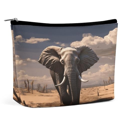 JTKBNVM Elefant-Make-up-Tasche für Damen, wasserdicht, tragbar, Reise-Kulturbeutel, Aufbewahrungstasche, große Make-up-Tasche, Hand-Make-up-Tasche für Arbeit, Stil, Einheitsgröße, Stil:, Einheitsgröße JTKBNVM Elefant-Make-up-Tasche für Damen, wasserdicht, tragbar, Reise-Kulturbeutel, Aufbewahrungstasche, große Make-up-Tasche, Hand-Make-up-Tasche für Arbeit, Stil, Einheitsgröße, Stil:, Einheitsgröße von JTKBNVM