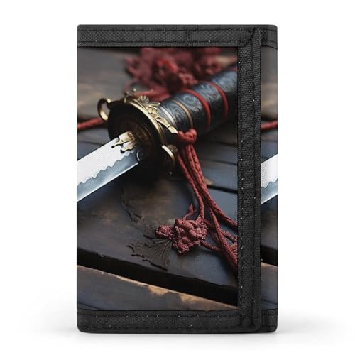 JTKBNVM Knife on The Floor Trifold Wallet Trifold Wallets for Men Women Slim Wallet Mens Wallet Trifold Front Pocket Wallet | Versatile Wallets with 8 Credit Card Holder, Style, One Size, Stil:, von JTKBNVM