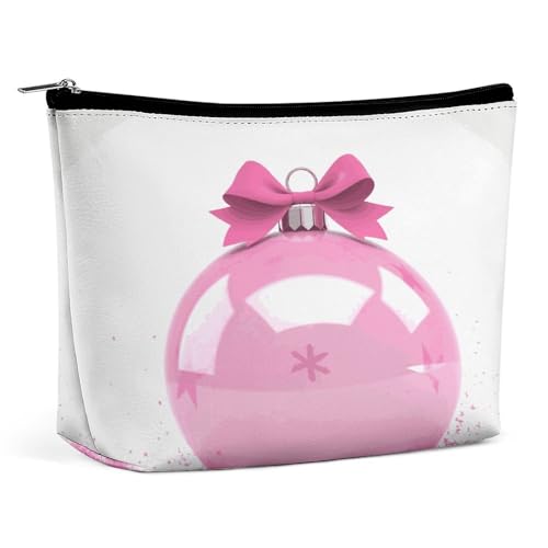 JTKBNVM Kosmetiktasche mit Weihnachtsbällen für Damen, wasserdicht, tragbar, Reise-Kulturbeutel, Aufbewahrungstasche, große Make-up-Tasche, Hand-Make-up-Tasche für Arbeit, Stil, Einheitsgröße, Stil:, JTKBNVM Kosmetiktasche mit Weihnachtsbällen für Damen, wasserdicht, tragbar, Reise-Kulturbeutel, Aufbewahrungstasche, große Make-up-Tasche, Hand-Make-up-Tasche für Arbeit, Stil, Einheitsgröße, Stil:, von JTKBNVM