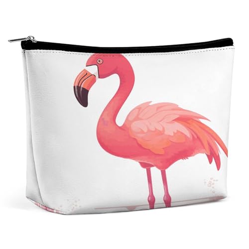 JTKBNVM Make-up-Tasche mit Cartoon-Flamingo-Muster für Damen, wasserdicht, tragbar, Reise-Kulturbeutel, Aufbewahrungstasche, große Make-up-Tasche, Hand-Make-up-Tasche für Arbeit, Stil, Einheitsgröße, JTKBNVM Make-up-Tasche mit Cartoon-Flamingo-Muster für Damen, wasserdicht, tragbar, Reise-Kulturbeutel, Aufbewahrungstasche, große Make-up-Tasche, Hand-Make-up-Tasche für Arbeit, Stil, Einheitsgröße, von JTKBNVM