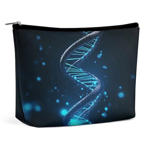 JTKBNVM Make-up-Tasche mit DNA-Struktur für Damen, wasserdicht, tragbar, Reise-Kulturbeutel, Aufbewahrungstasche, große Make-up-Tasche, Hand-Make-up-Tasche für Arbeit, Stil, Einheitsgröße, Stil:, JTKBNVM Make-up-Tasche mit DNA-Struktur für Damen, wasserdicht, tragbar, Reise-Kulturbeutel, Aufbewahrungstasche, große Make-up-Tasche, Hand-Make-up-Tasche für Arbeit, Stil, Einheitsgröße, Stil:, von JTKBNVM