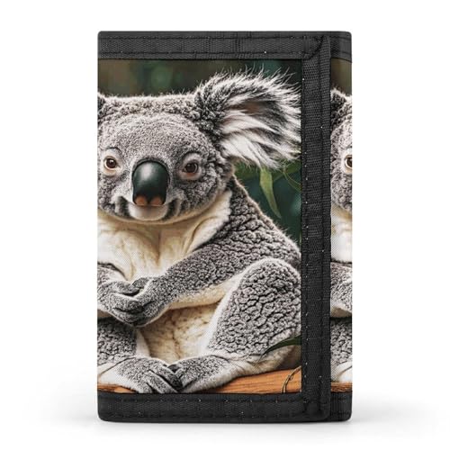 JTKBNVM The Lovely Koala Trifold Wallet Trifold Wallets for Men Women Slim Wallet Mens Wallet Trifold Front Pocket Wallet | Versatile Wallets with 8 Credit Card Holder, Style, One Size, Stil:, von JTKBNVM