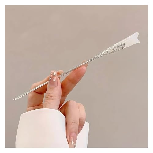 Haarstab 2 stücke Elegante Haar Clip Quaste Stick Traditionelle Floral Design Frisur Zubehör Frauen Schmuck Haarnadel Haarnadel(Style A) von JTKSSCS