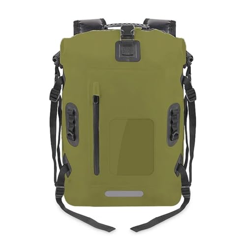 JTKSSCS Dry Bag 30L wasserdichte Dry Bag Angelrucksack Drift Schwimmen Fluss Trekking Schulter Köder Angeln Eimer Ausrüstung Tauchen Rafting Kajak Tasche(Green) von JTKSSCS