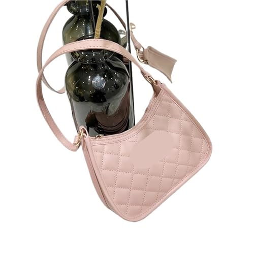JTKSSCS Henkeltasche Damen Frauen Damen Umhängetasche Unterarm Tasche Handtasche Design Mädchen Kleine Schulter Taschen(Pink) von JTKSSCS