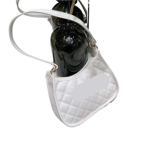 JTKSSCS Henkeltasche Damen Frauen Damen Umhängetasche Unterarm Tasche Handtasche Design Mädchen Kleine Schulter Taschen(White) von JTKSSCS