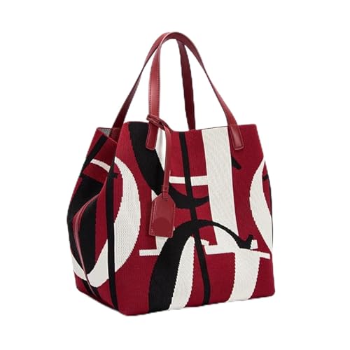 JTKSSCS Henkeltasche Damen Große Kapazität Umhängetasche Damen Handtasche Mode Klassische Unterarmtasche(Color: 1) von JTKSSCS