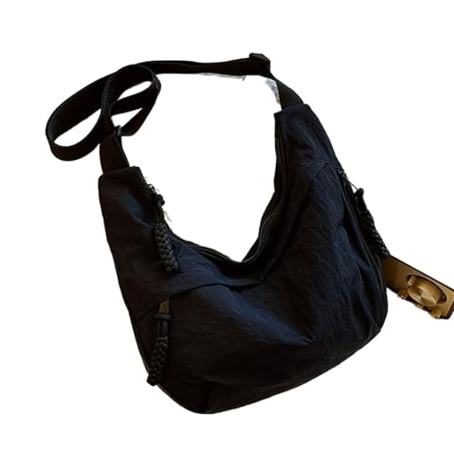 JTKSSCS Henkeltasche Damen Schulter-Umhängetasche mit großem Fassungsvermögen, Sporttasche for den täglichen Weg for Pendeln, Unterarmtasche(Black) von JTKSSCS