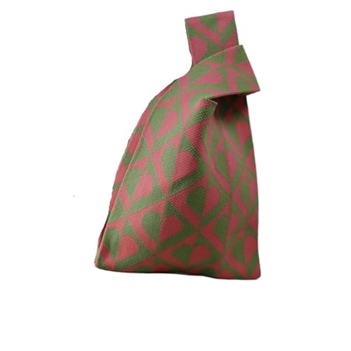 JTKSSCS Knotentasche Für Damen Gestrickte Handtasche mit großem Fassungsvermögen, Love Tote Bag, Knoten-Handgelenktasche(Khaki) von JTKSSCS