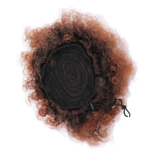 Afro -Puff -Kordelzug Haarbrötchen Synthetische Haarstücke Erhitzen Afro Lockige Haarbrötchen Verlängerung von JTLB