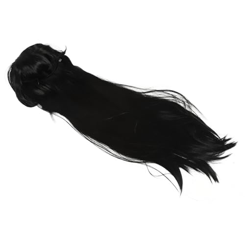 Frauen Langes Haar Perücken Schwarze Farbe Haare Atmungsaktivem Netto -Cartoon -Charakter Cosplay Gerade Perücken 1 Meter von JTLB