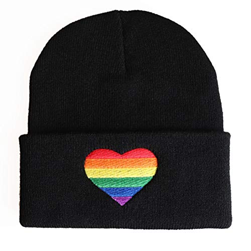 JTLB LGBTQ Mütze mit rechteckiger Flagge Awareness-Mütze, Pride-Flagge LGBT Beanie Cap Pride Parades und LGBTQ Marches von JTLB