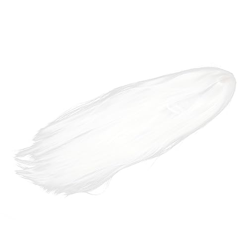 Lange Weiße Gerade Perücken Anime Cosplay Kostüm Gerade Lange Volle Synthetische Perücken für Frauen von JTLB