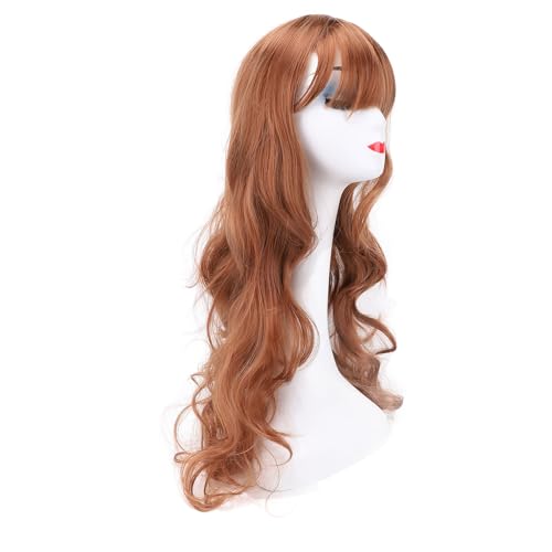 Lange Wellige Perücke Lockige Modische Elegante Stilvolle Atmungsaktive Cosplay -Perücke für Frauen von JTLB