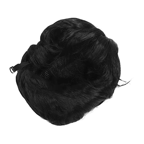 Männer Schwarze Kurze Gerade Perücke Cosplay Party Synthetischer Mittlerer Teil Perücken für das Tägliche Leben von JTLB