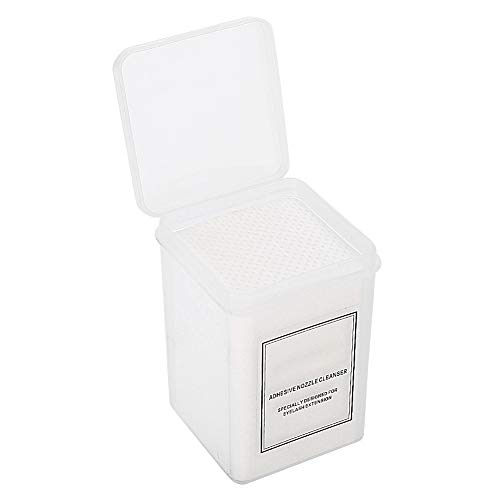 Wattepad-Entferner, 9 X 7 X 6 Cm, 200-teiliges Set, Nagel-Wattepad, Papier, Maniküre, Nagellack, Gel-Entferner, Reiniger, Wischbar, Fusselfreies Wattepad von JTLB