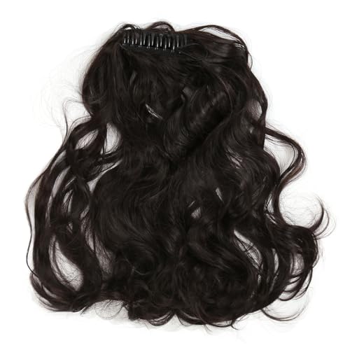 Wellige Lockige Hohe Pferdeschwanzperücken -Klauen -Clip Langwelle Pferdeschwanz Haarverlängerung Haar Ersatz Perücken für Frauen von JTLB