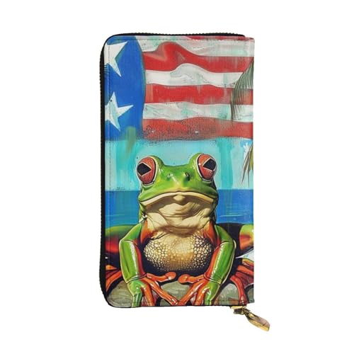 JTNWEC Damen-Geldbörse aus Leder – Puerto Rico-Flagge, Frosch, Palmen, Drucke, Münzbörse, Reisekartenhalter, Reißverschluss, Geldbörse, Handy, Handtasche, Schwarz, Einheitsgröße, modern, Schwarz, One JTNWEC Damen-Geldbörse aus Leder – Puerto Rico-Flagge, Frosch, Palmen, Drucke, Münzbörse, Reisekartenhalter, Reißverschluss, Geldbörse, Handy, Handtasche, Schwarz, Einheitsgröße, modern, Schwarz, One von JTNWEC
