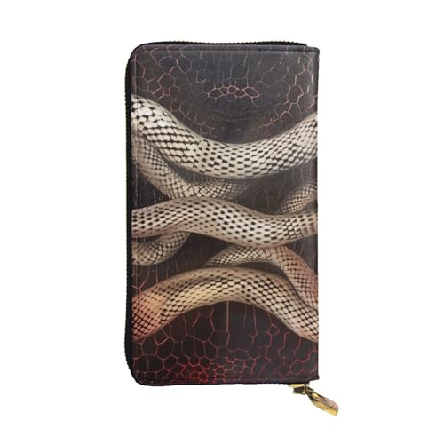 JTNWEC Damen-Geldbörse aus Leder – Serpentinen-Drucke, Münzgeldbörse, Reise-Kartenhalter, Reißverschluss, Geldbörse, Handy-Handtasche, Schwarz, Einheitsgröße, modern, Schwarz, Schwarz , Einheitsgröße JTNWEC Damen-Geldbörse aus Leder – Serpentinen-Drucke, Münzgeldbörse, Reise-Kartenhalter, Reißverschluss, Geldbörse, Handy-Handtasche, Schwarz, Einheitsgröße, modern, Schwarz, Schwarz , Einheitsgröße von JTNWEC