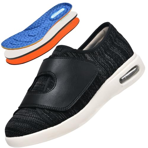 JTNZDAW Orthopädische Schuhe Herren Sportschuhe herren mit klettverschluss für Geschwollene Füße Senioren Diabetiker Hausschuhe Extra Weit Klettverschluss Diabetikerschuhe Damen(BlackGrey,40.5 EU) JTNZDAW Orthopädische Schuhe Herren Sportschuhe herren mit klettverschluss für Geschwollene Füße Senioren Diabetiker Hausschuhe Extra Weit Klettverschluss Diabetikerschuhe Damen(BlackGrey,40.5 EU) von JTNZDAW