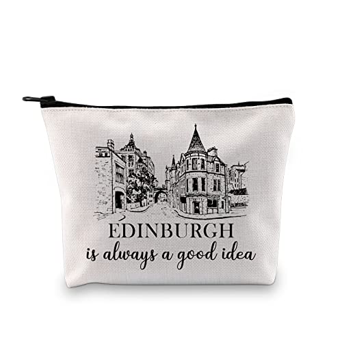 Edinburgh Surprise Trip Gift Edinburgh Weekend Break Away Geschenk Schottland Mädchen Reise Geschenk Edinburgh Schottland Souvenir Reise Reißverschluss Make-up Tasche von JTOUK