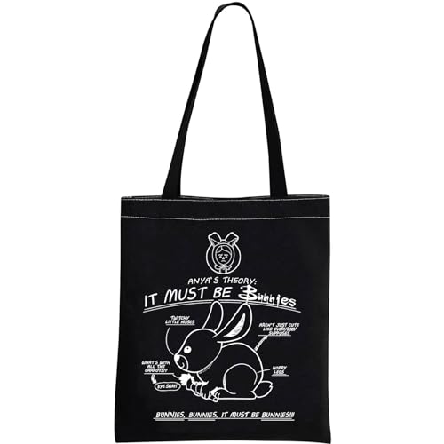 JTOUK Buffy Vampir-inspiriertes Geschenk BTVS Merchandise Anya's Theory Vampir-Tragetasche für Vampirliebhaber, Anya's Theory Tote EU, 13.78 inch x 15.75 inch, Large von JTOUK