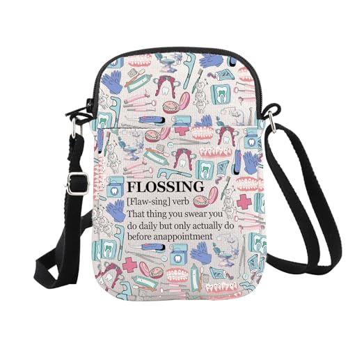 JTOUK Flossing Crossbody Bag Dental Doctor Gift Dental Hygienist Gift Tooth Gift Dental Assistant Gift Thank You Dentist Gift, Flossing Cr Eu, 5.91 Inches ×8.27 Inches JTOUK Flossing Crossbody Bag Dental Doctor Gift Dental Hygienist Gift Tooth Gift Dental Assistant Gift Thank You Dentist Gift, Flossing Cr Eu, 5.91 Inches ×8.27 Inches von JTOUK