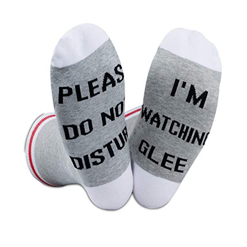 JTOUK Funny Musical Comedy Socks Please Do Not Disturb I Am Watching TV-Serie Socks, M von JTOUK